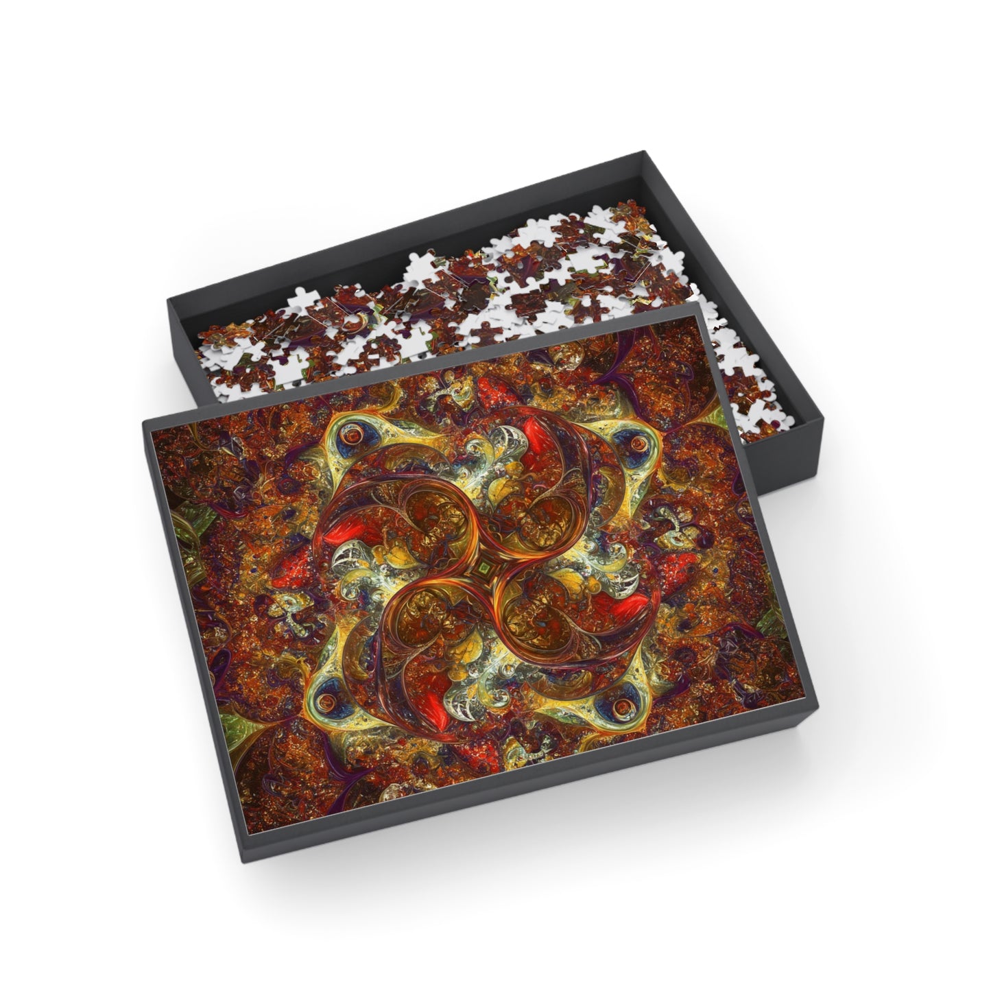 Colorful Kaleidoscope Puzzle - 1000 Pieces - Relaxing Mindfulness Activity