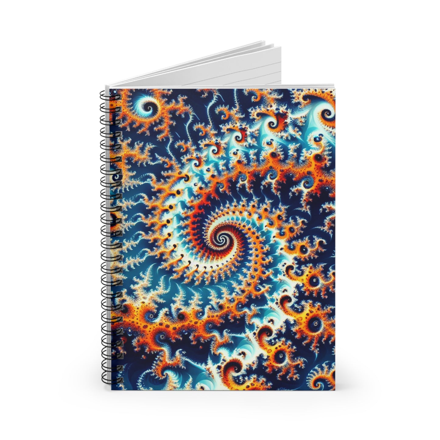 Colorful Spiral Art Notebook - Inspirational Ruled Journal for Creatives