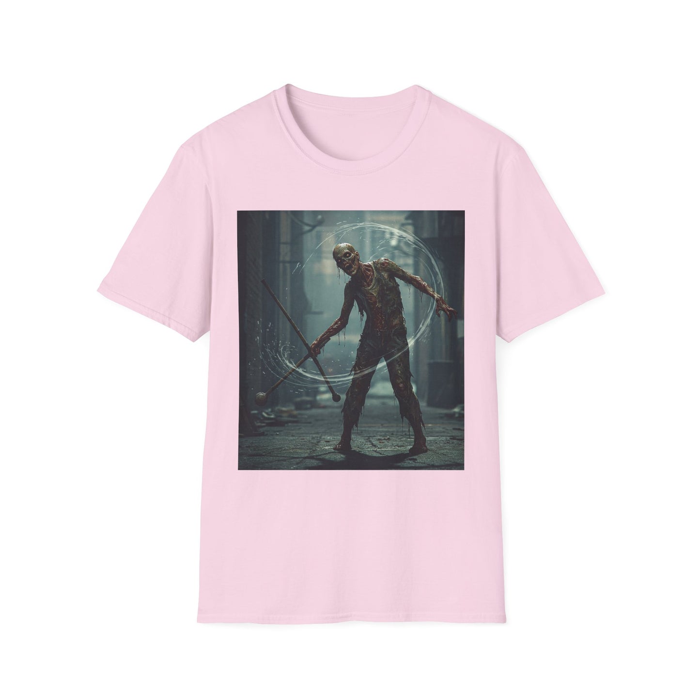 Unisex Softstyle Horror Graphic T-Shirt - Spooky Monster Design