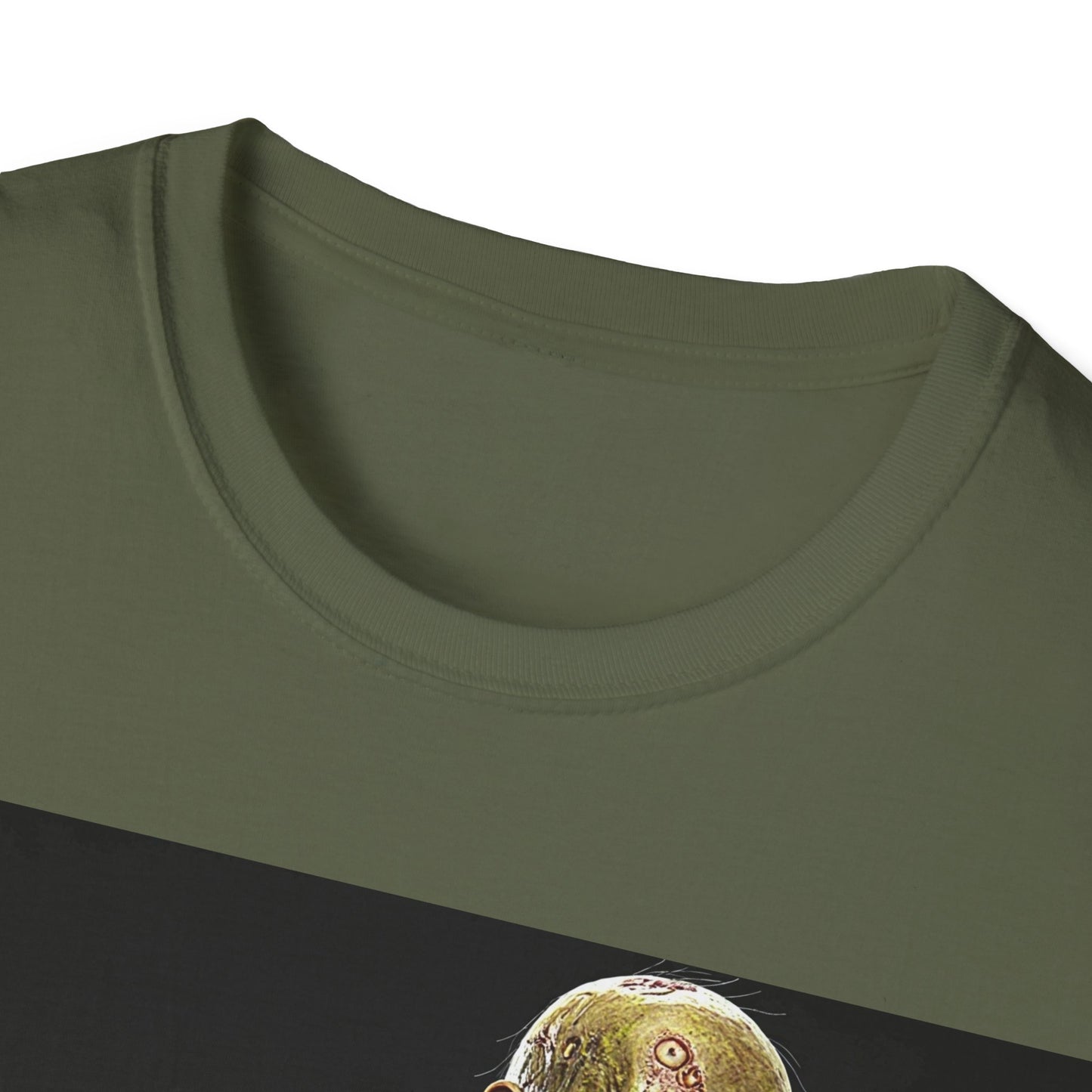 UK - Zombie Graphic Unisex Softstyle T-Shirt | Perfect for Halloween and Horror Fans