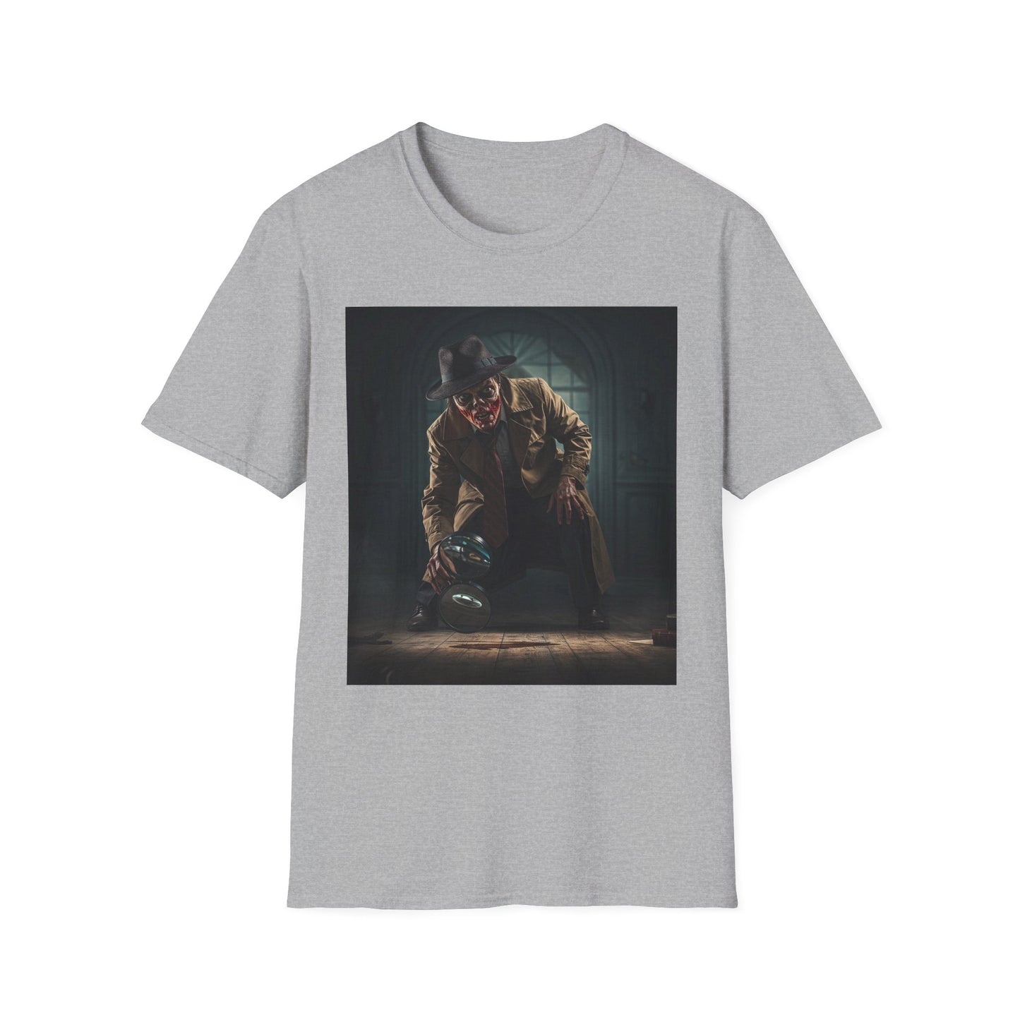 Unisex Horror-Themed Softstyle T-Shirt - Perfect for Halloween and Horror Fans