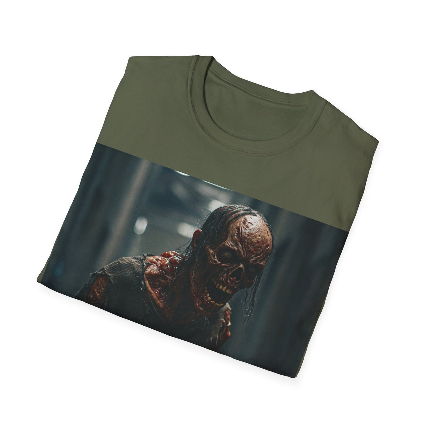 UK - Apocalyptic Portrait Tee, bold, decaying zombie graphic