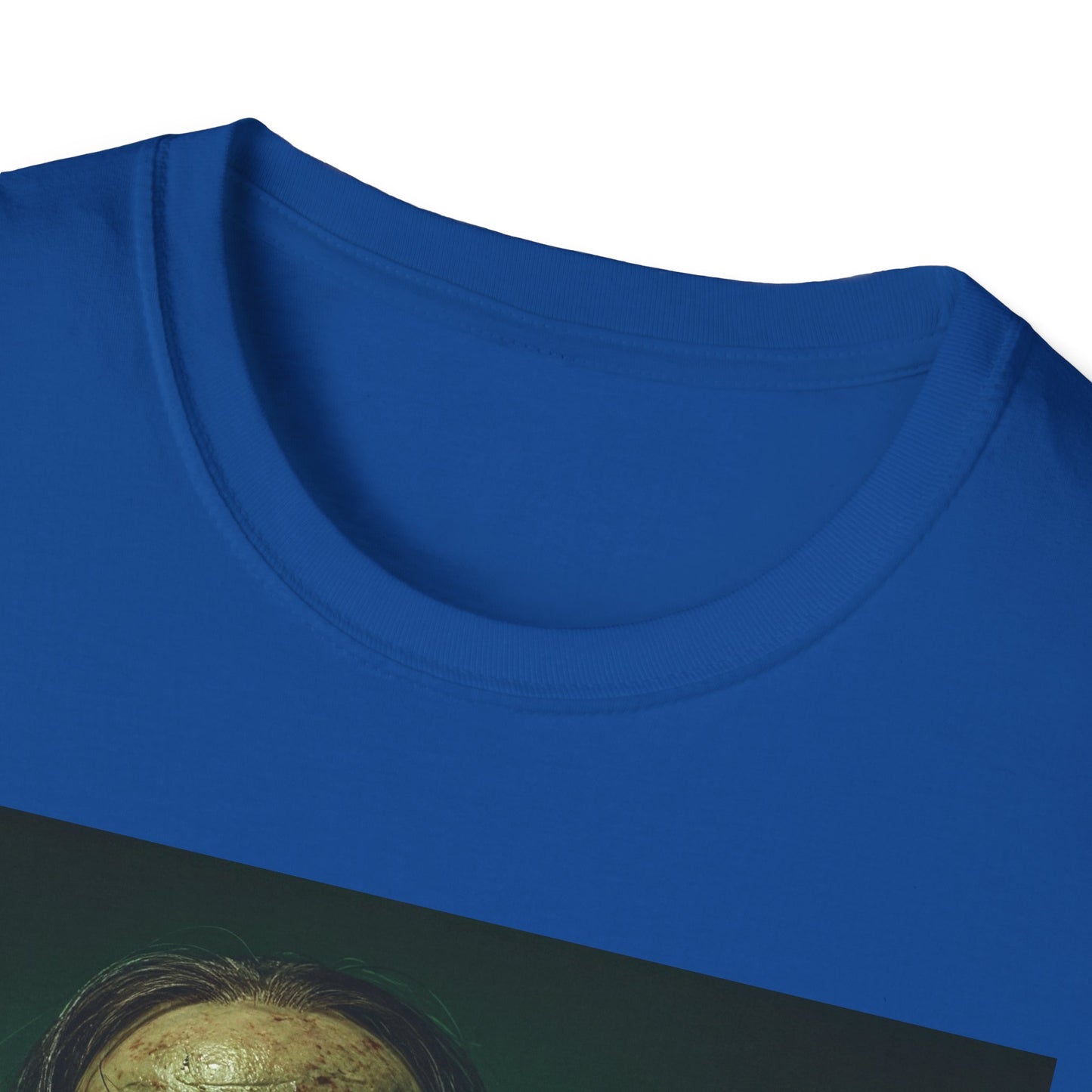 Apocalyptic Portrait Tee, bold, decaying zombie graphic