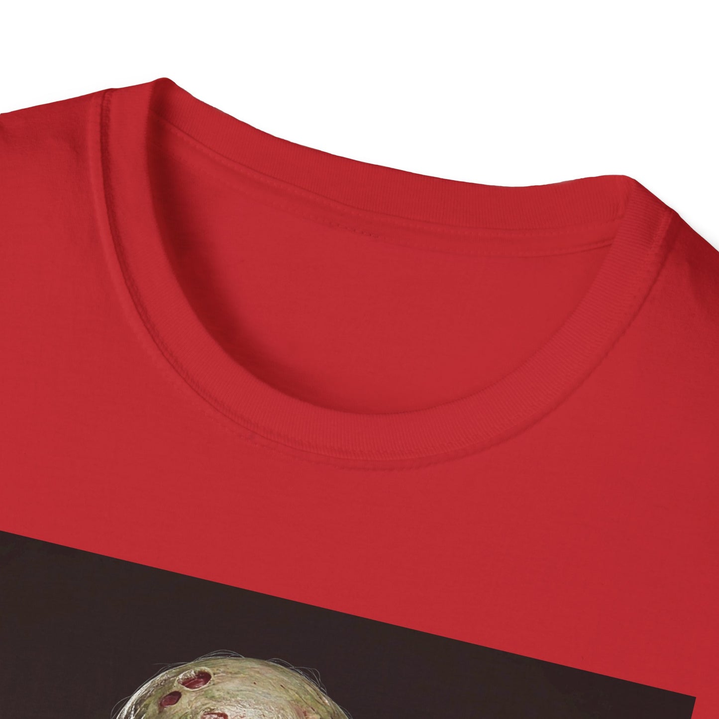 Apocalyptic Portrait Tee, bold, decaying zombie graphic