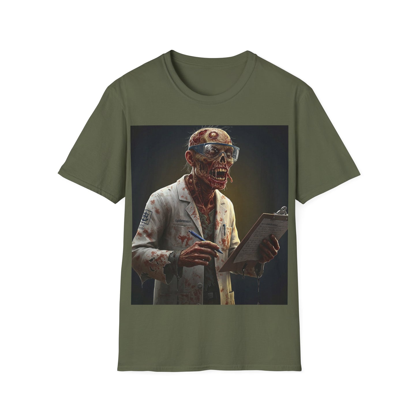 UK - Zombie Doctor Graphic T-Shirt for Horror Fans