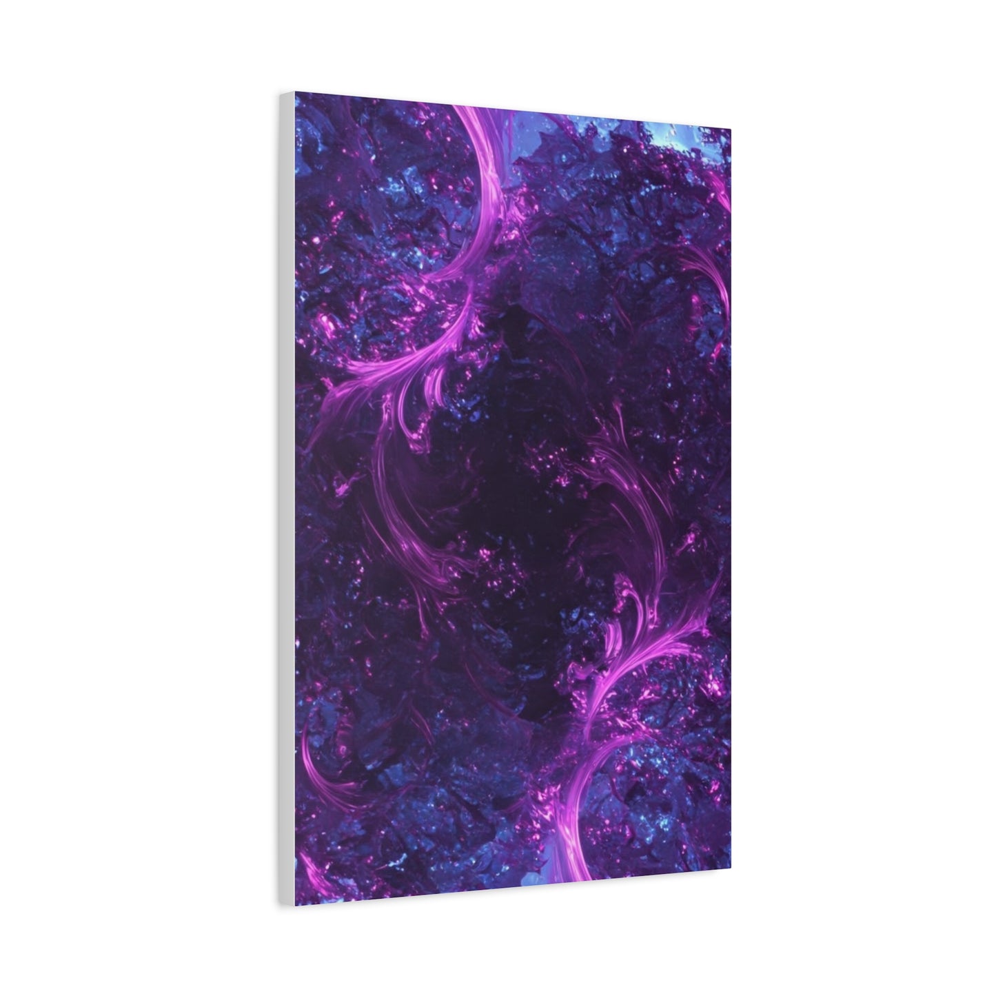 Abstract Purple Fractal Canvas Print - Artistic Wall Décor