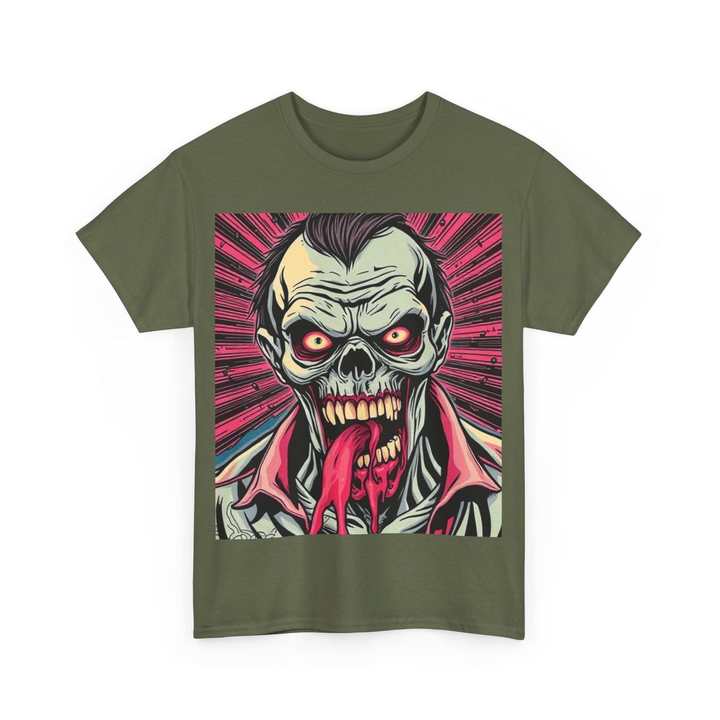 UK - Vintage Horror Graphic Unisex Heavy Cotton Tee