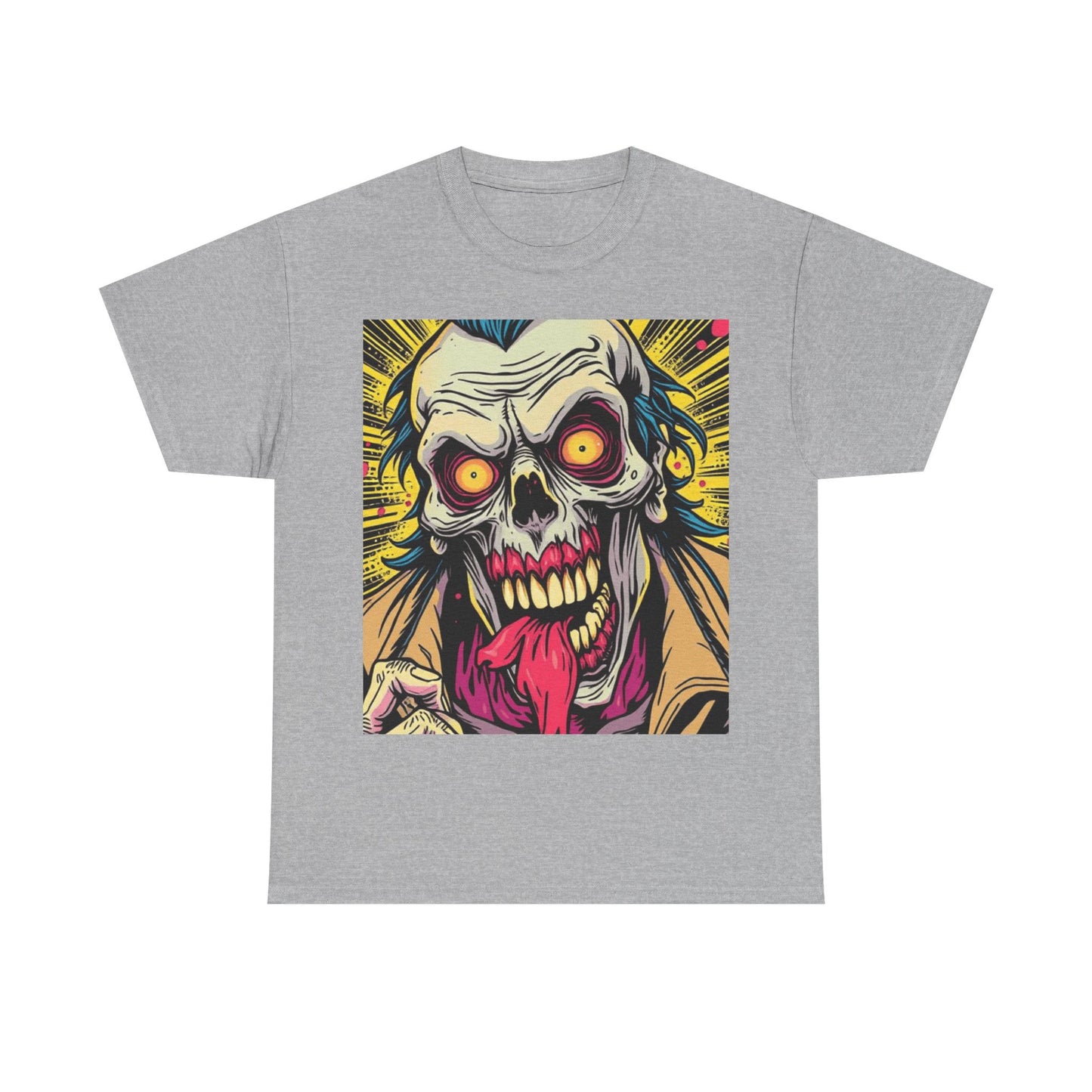 UK - Zombie Graphic Unisex Heavy Cotton Tee
