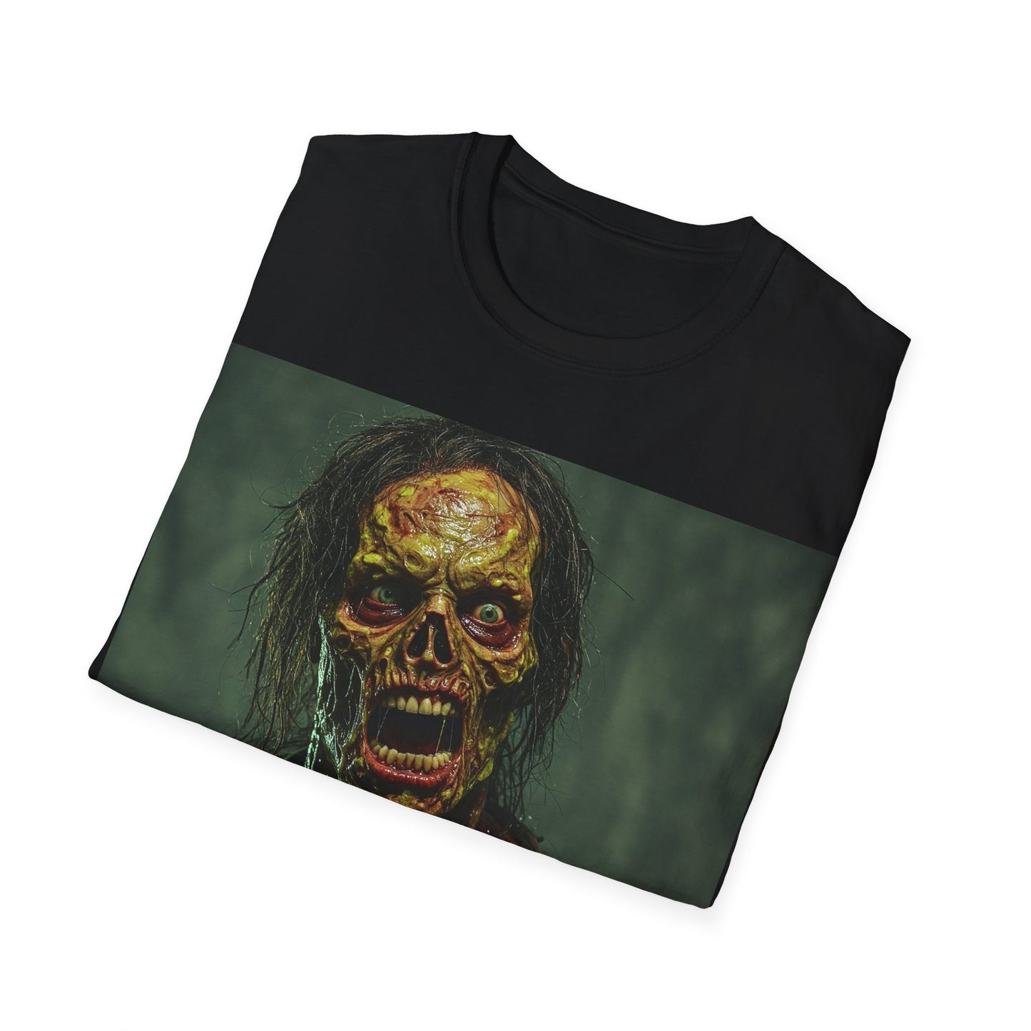 UK - Apocalyptic Portrait Tee, bold, decaying zombie graphic