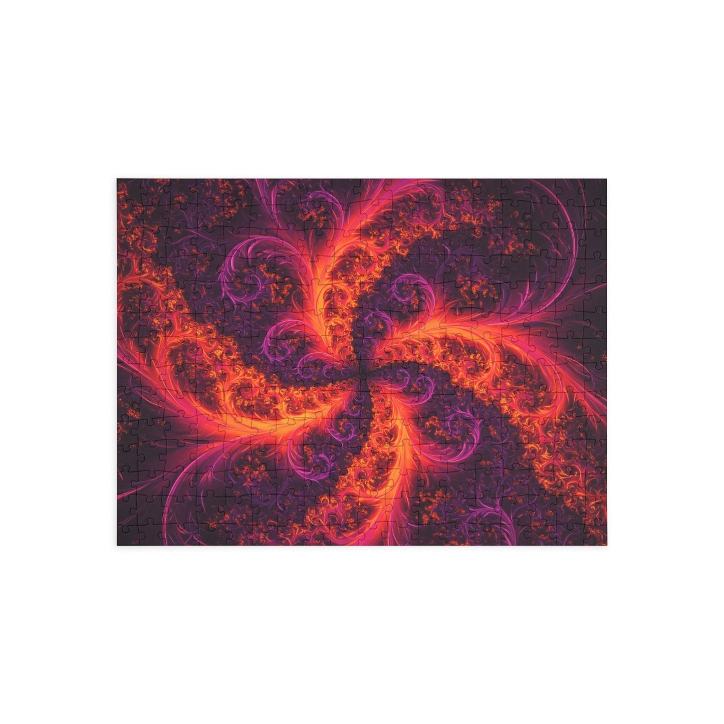 Vibrant Spiral Fractal Puzzle - 1000-Piece Jigsaw for Relaxation and Fun