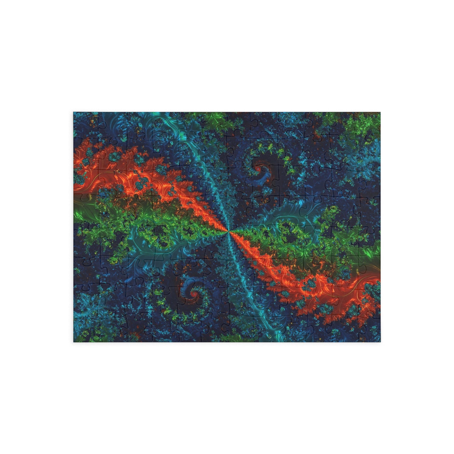 076- Fractal Puzzle (96, 252, 500, 1000-Piece) - Fun Family Activity and Gift