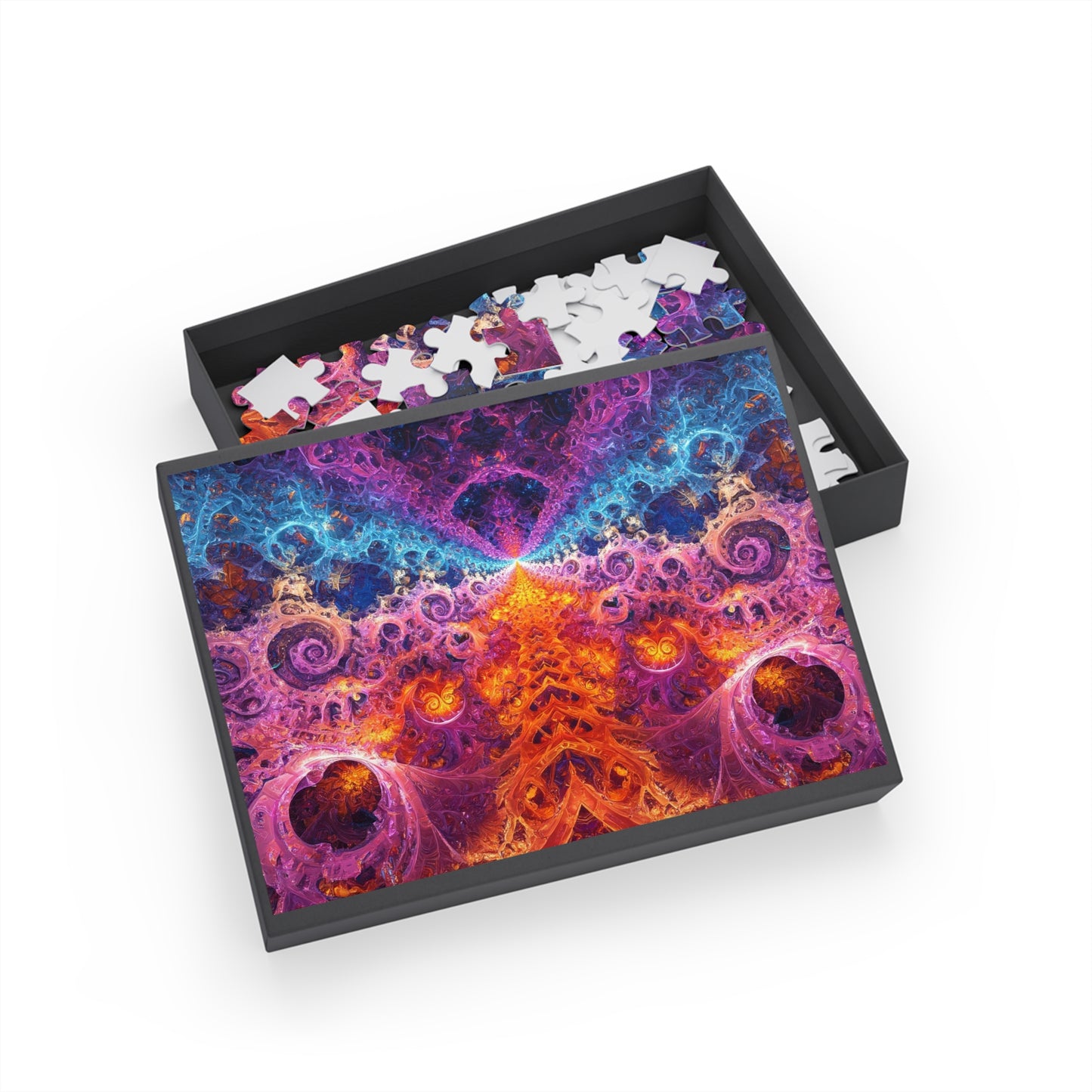 056- Fractal Puzzle (96, 252, 500, 1000-Piece) - Fun Family Activity and Gift