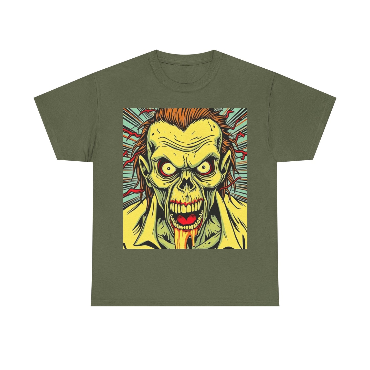UK - Graphic Zombie Tee - Unisex Heavy Cotton T-Shirt for Horror Fans