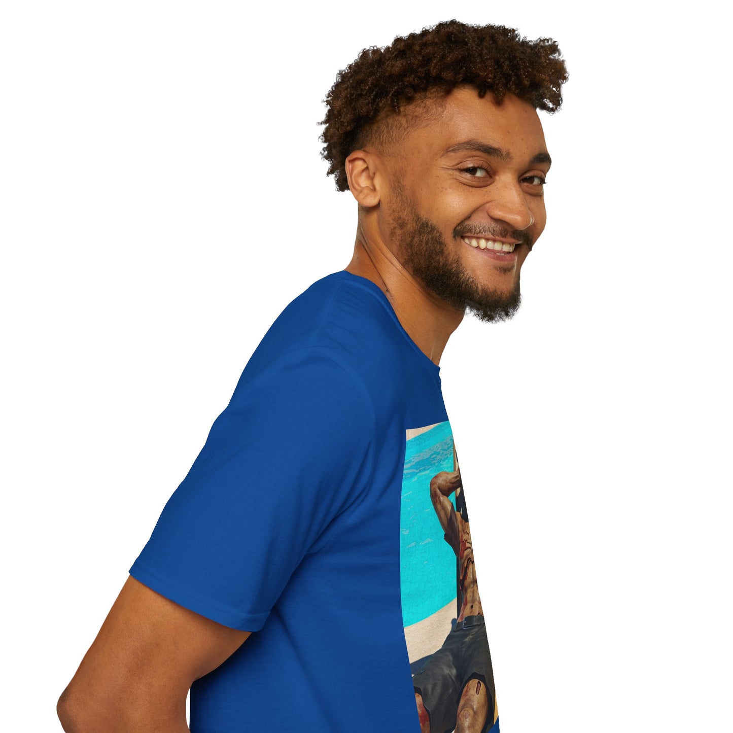 Zombie Relaxation Unisex Softstyle T-Shirt - Perfect for Halloween and Casual Outings