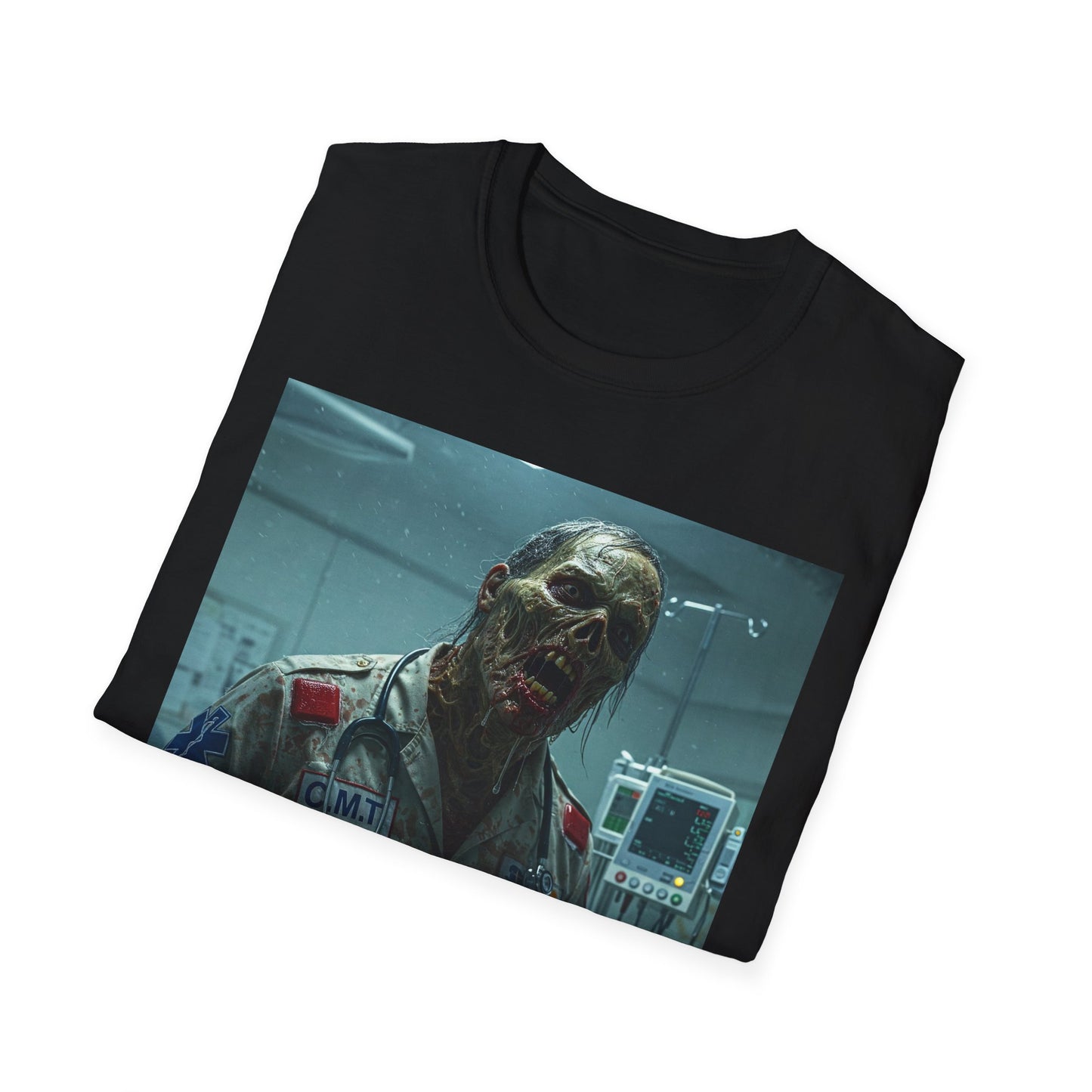 Unisex Horror Graphic T-Shirt - Creepy Zombie Design