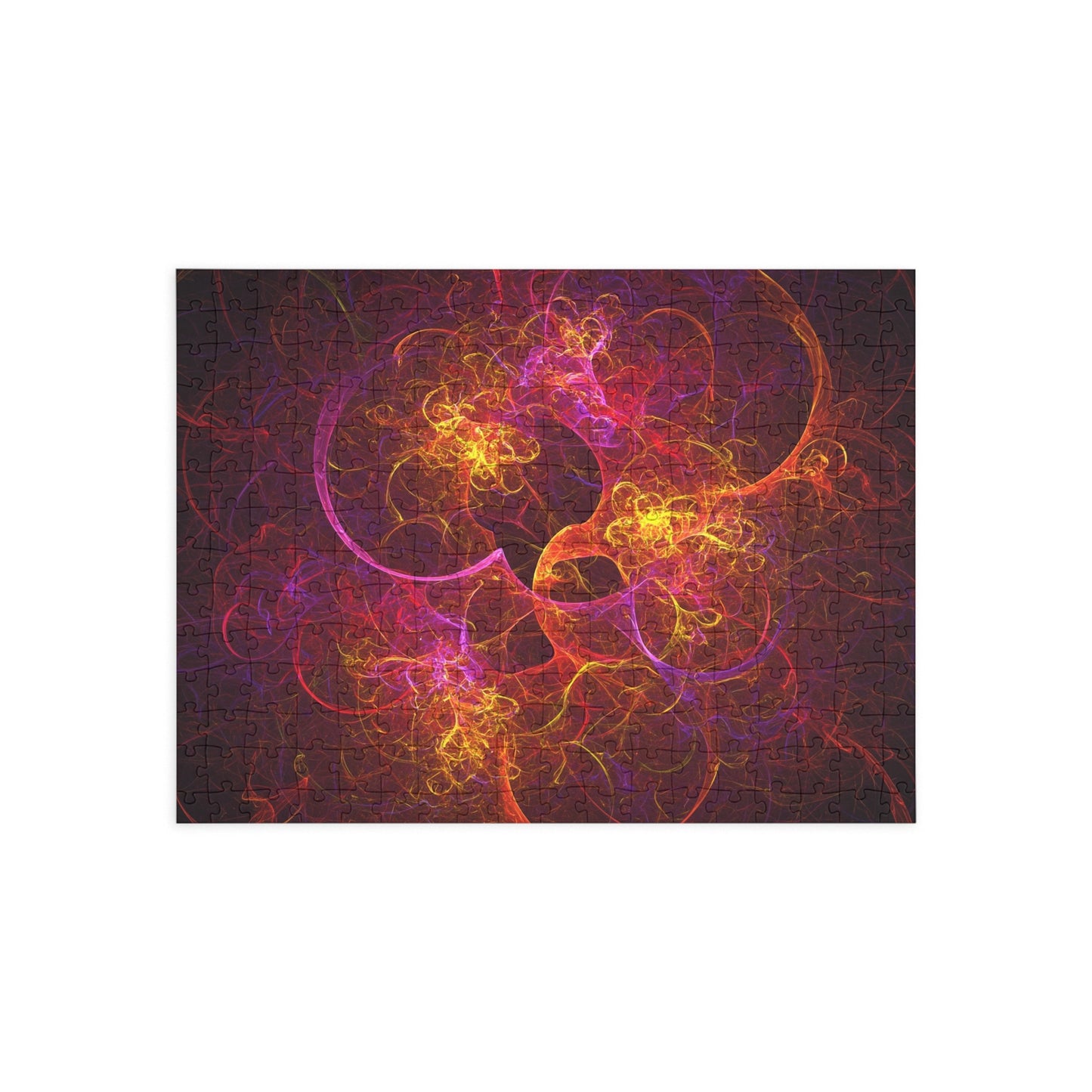 Vibrant Fractal Art Puzzle - 96, 252, 500, 1000-Piece Options