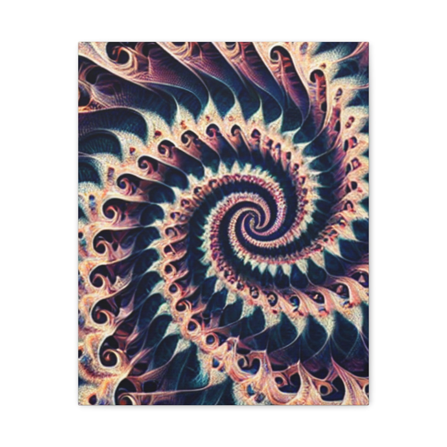 Abstract Spiral Art Canvas Print - Modern Home Decor for Art Lovers
