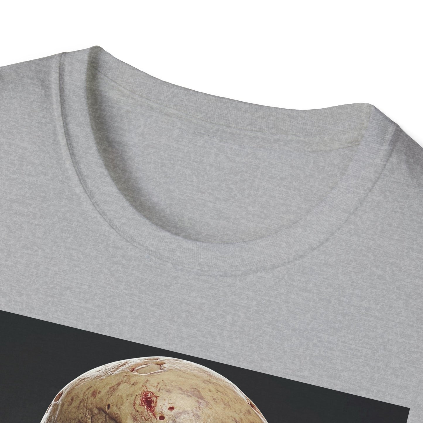 Apocalyptic Portrait Tee, bold, decaying zombie graphic
