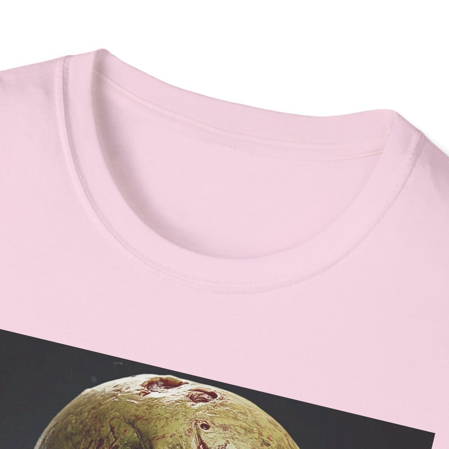Apocalyptic Portrait Tee, bold, decaying zombie graphic