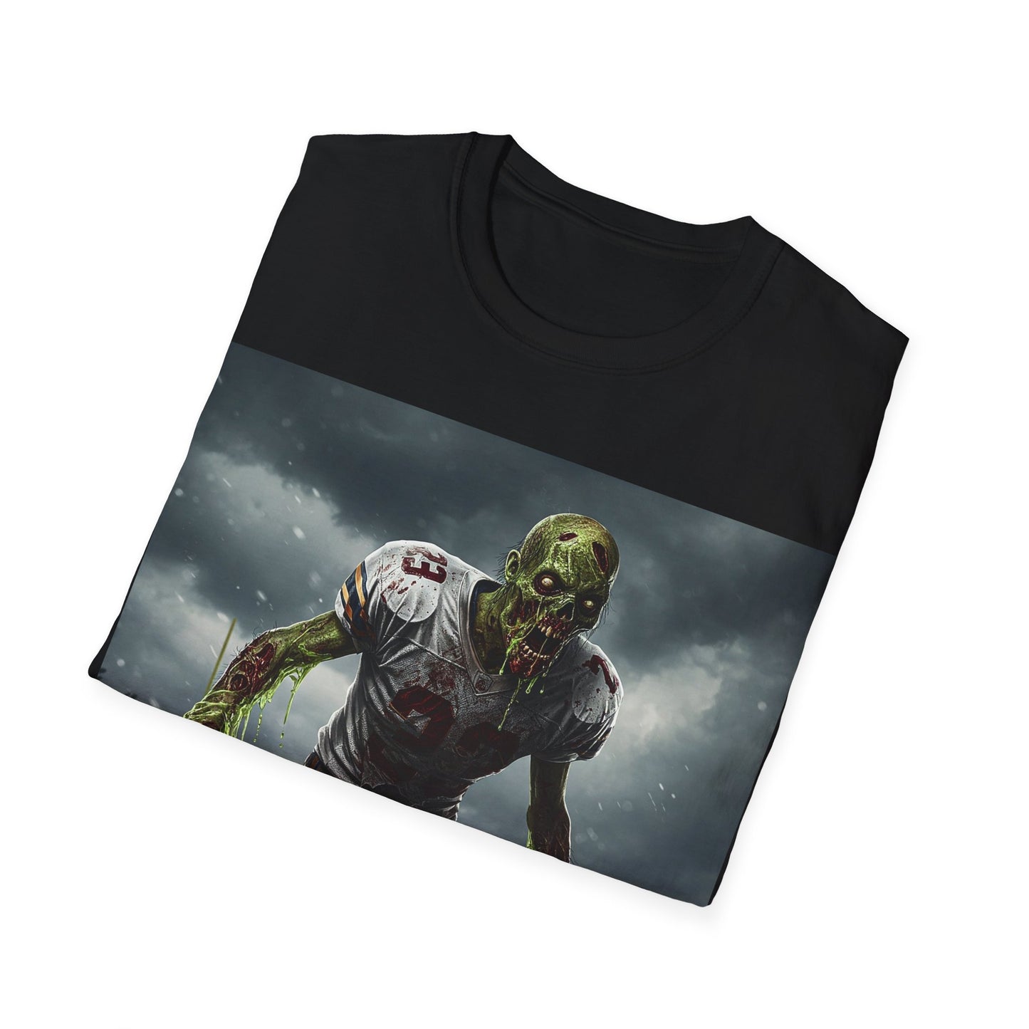 UK - Zombie Football Graphic T-Shirt for Horror Fans