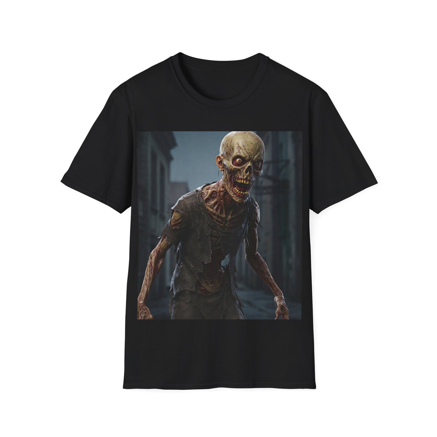 UK - Spooky Zombie Graphic T-Shirt for Halloween