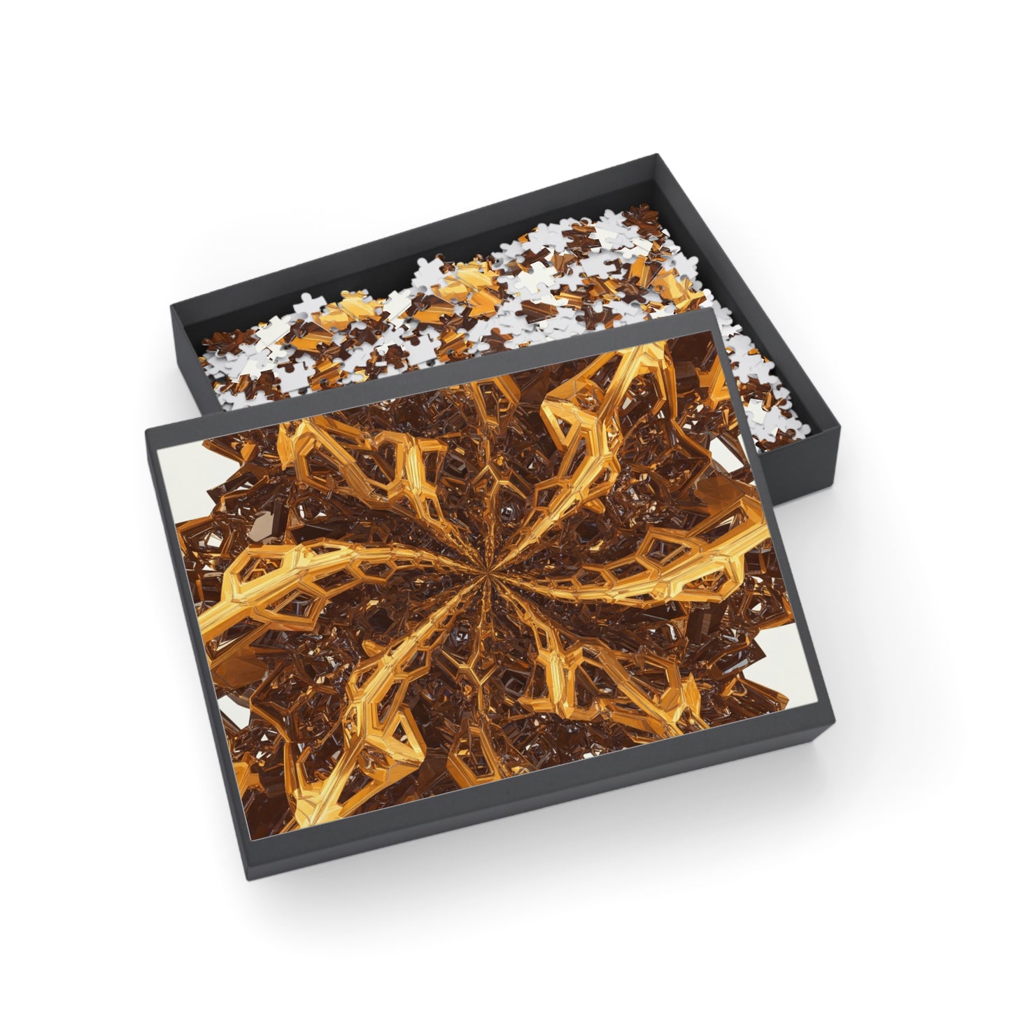 100- Fractal Puzzle (96, 252, 500, 1000-Piece) - Fun Family Activity and Gift