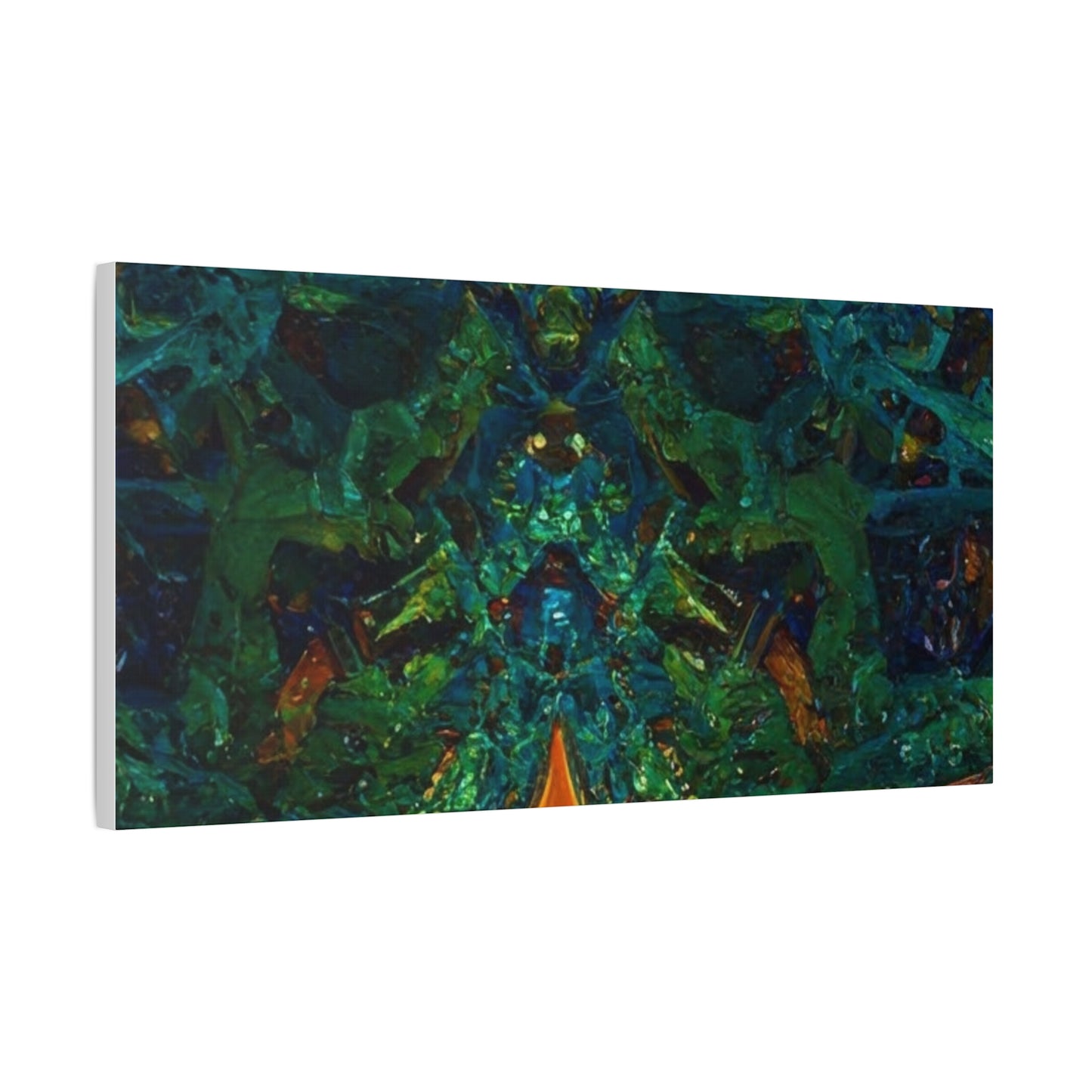 Vibrant Abstract Fractal Art Canvas Print