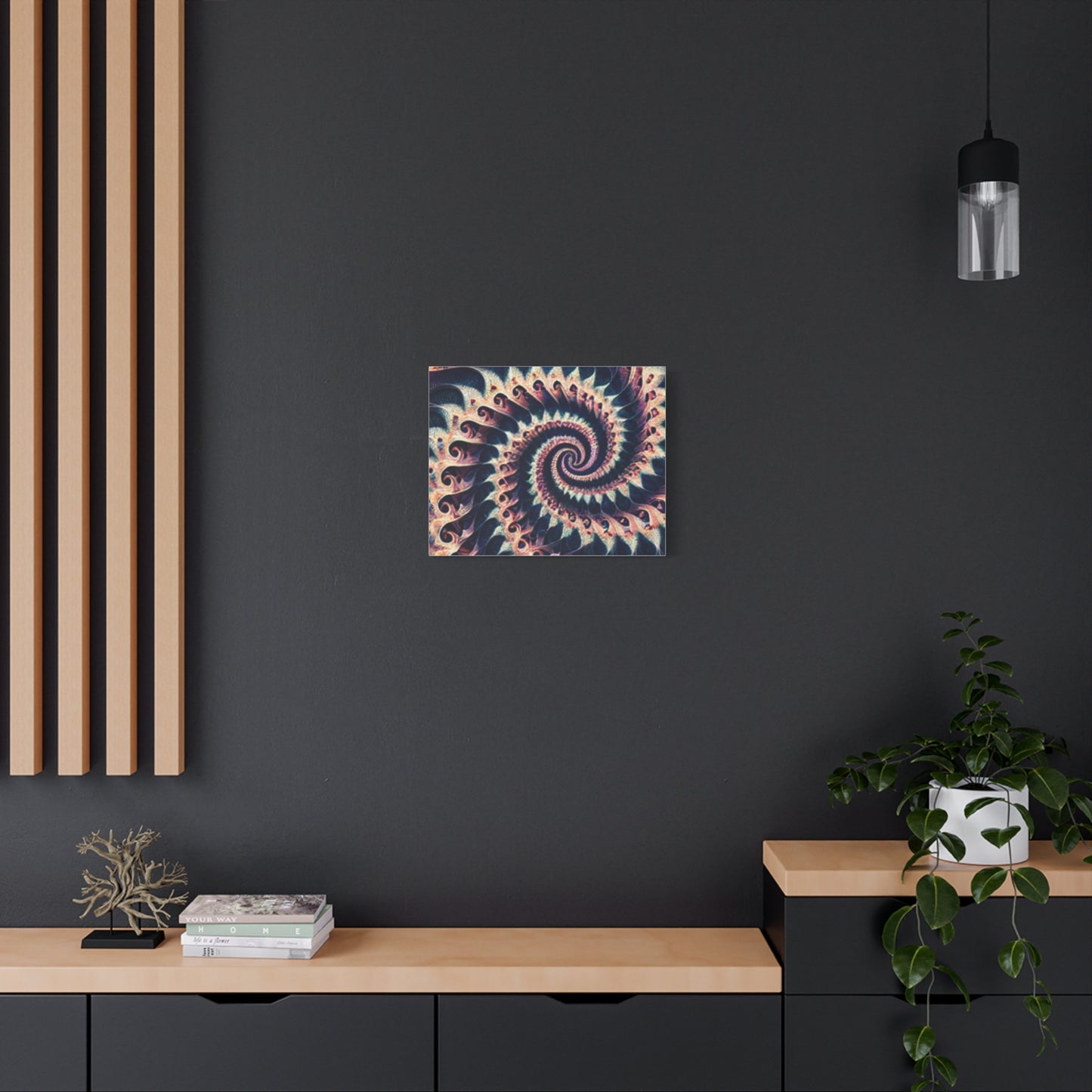 Abstract Spiral Art Canvas Print - Modern Home Decor for Art Lovers