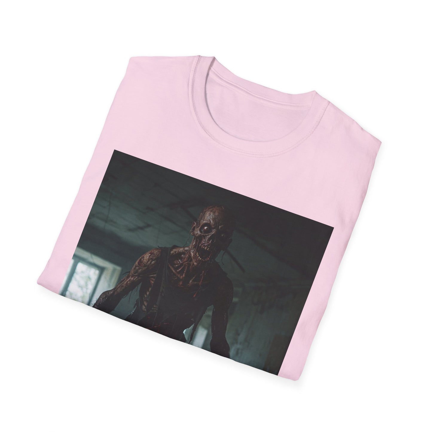 Creepy Horror Graphic Unisex T-Shirt – Perfect for Halloween and Haunted House Lovers