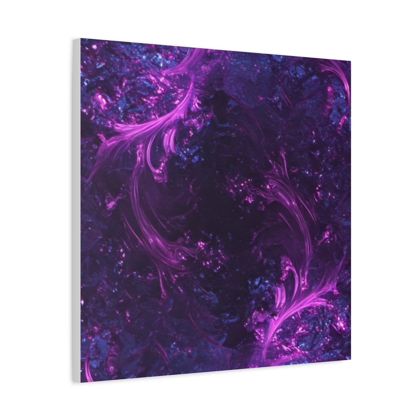 Abstract Purple Fractal Canvas Print - Artistic Wall Décor