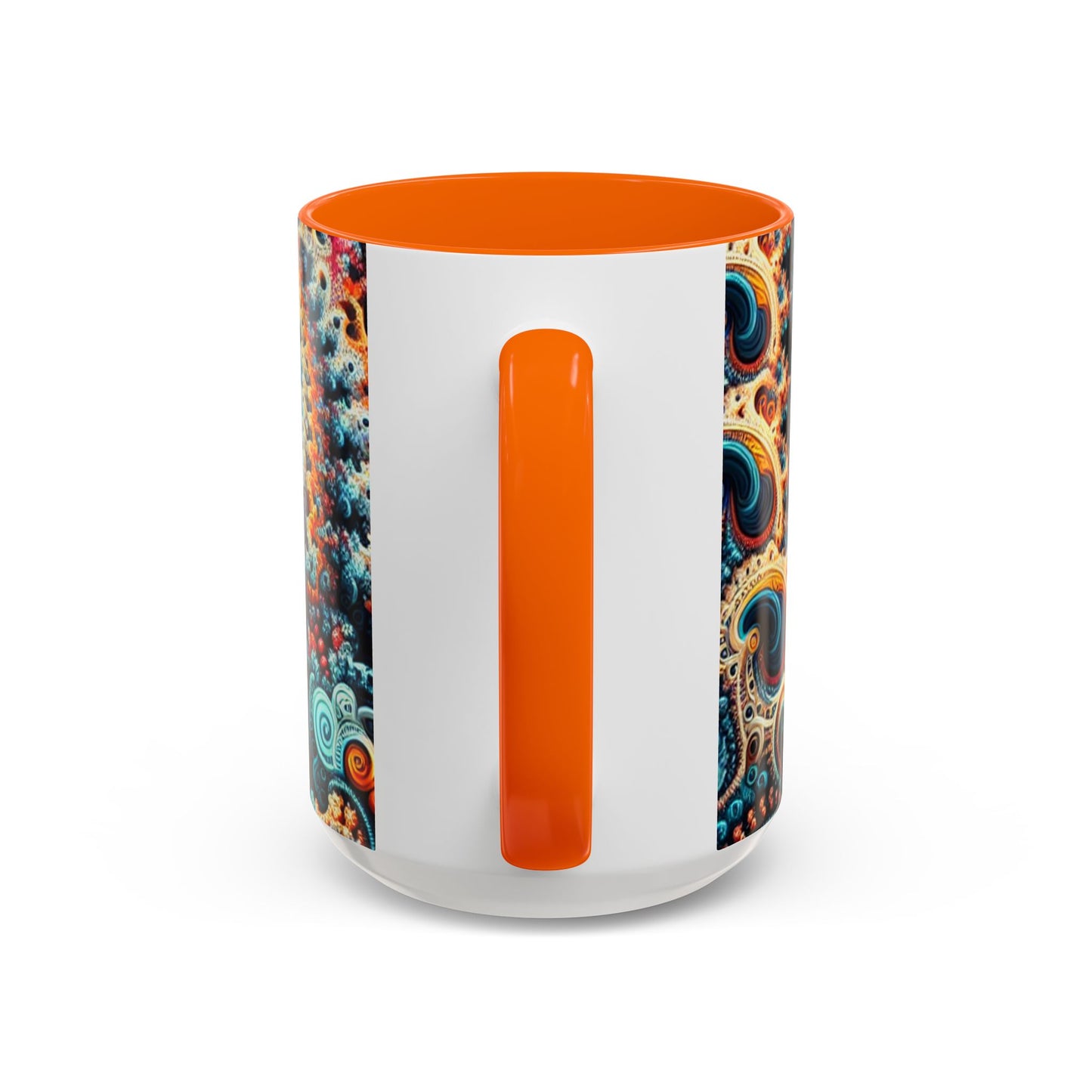 Colorful Fractal Coffee Mug - 11oz & 15oz - Perfect for Art Lovers