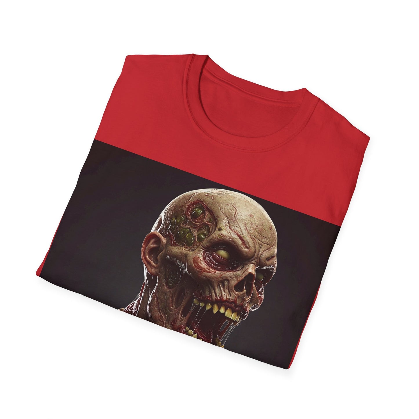 UK - Zombie Graphic Unisex Softstyle T-Shirt | Horror Movie Fan Apparel