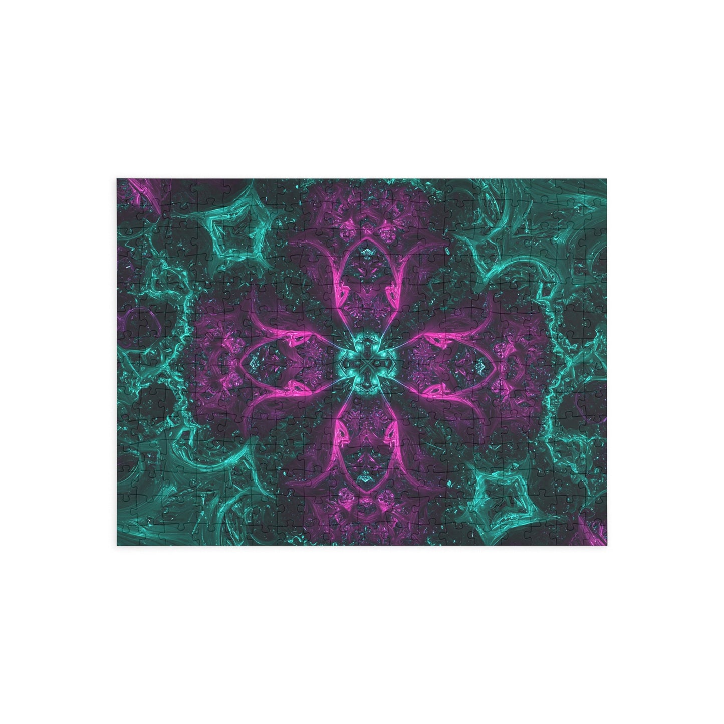 Vibrant Mandala Puzzle - 96, 252, 500, 1000-Piece Options for Mindful Fun and Relaxation