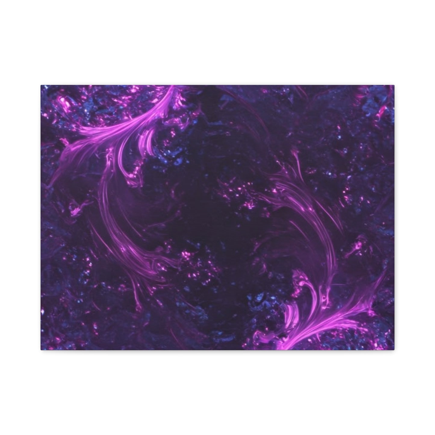 Abstract Purple Fractal Canvas Print - Artistic Wall Décor
