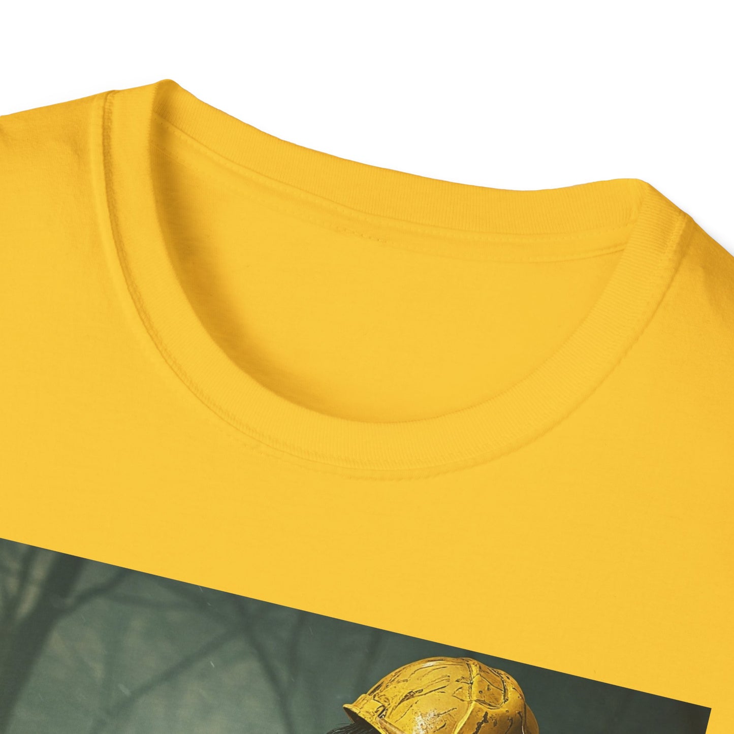 Zombie Construction Worker Unisex Softstyle T-Shirt | Spooky Halloween Apparel