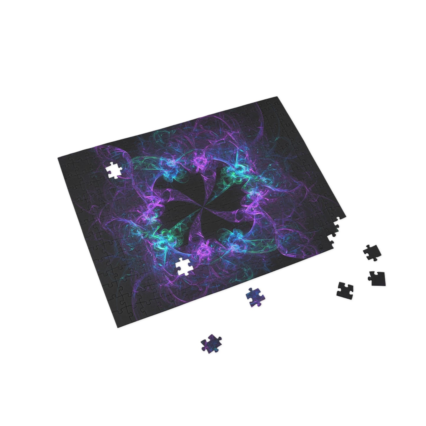 Colorful Fractal Design Puzzle - 96, 252, 500, 1000-Piece Options