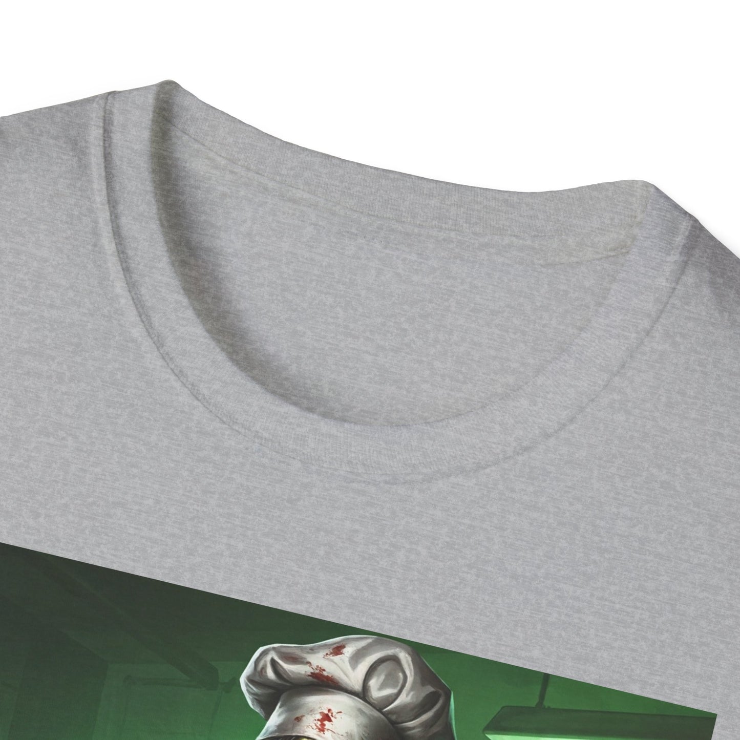 Zombie Chef Unisex Softstyle T-Shirt - Perfect for Halloween and Horror Fans