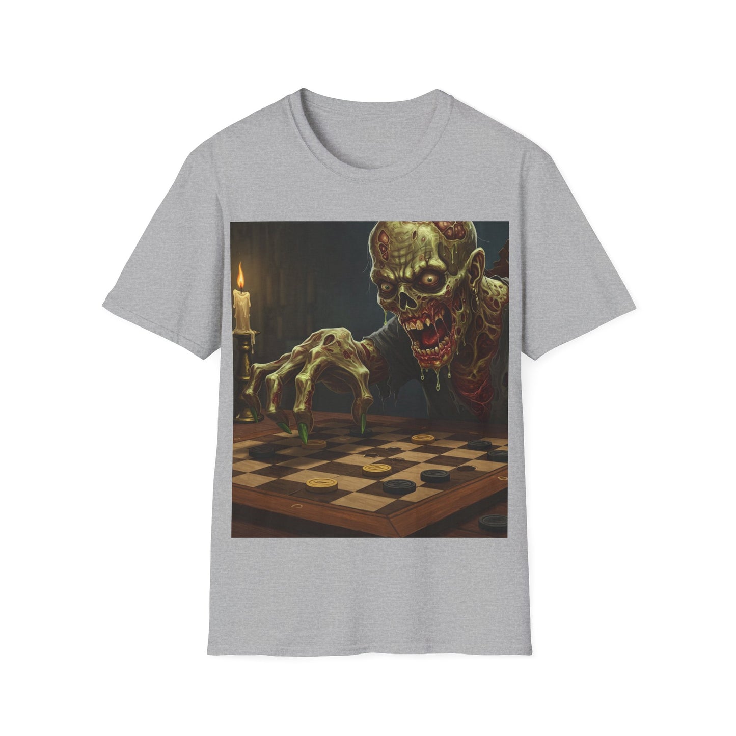 UK - Gamer Zombie Chess Unisex Softstyle T-Shirt