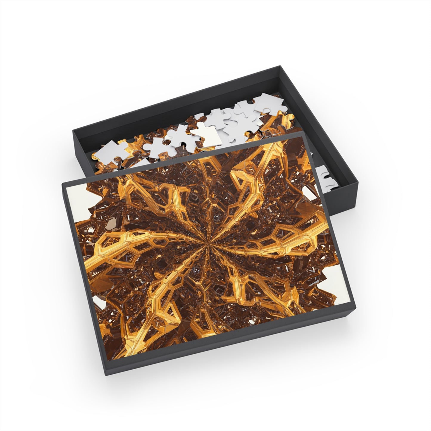 100- Fractal Puzzle (96, 252, 500, 1000-Piece) - Fun Family Activity and Gift