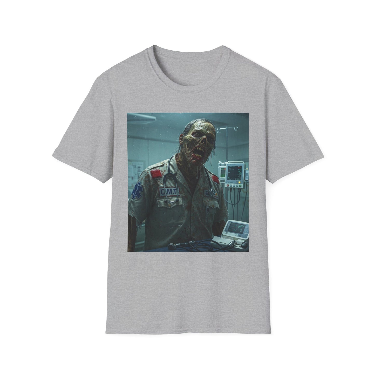 Unisex Horror Graphic T-Shirt - Creepy Zombie Design