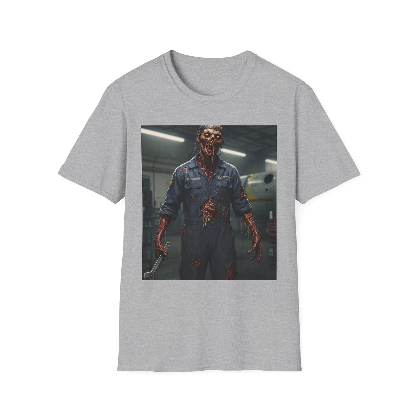 Unisex Softstyle Horror Graphic T-Shirt - Perfect for Halloween and Horror Fans