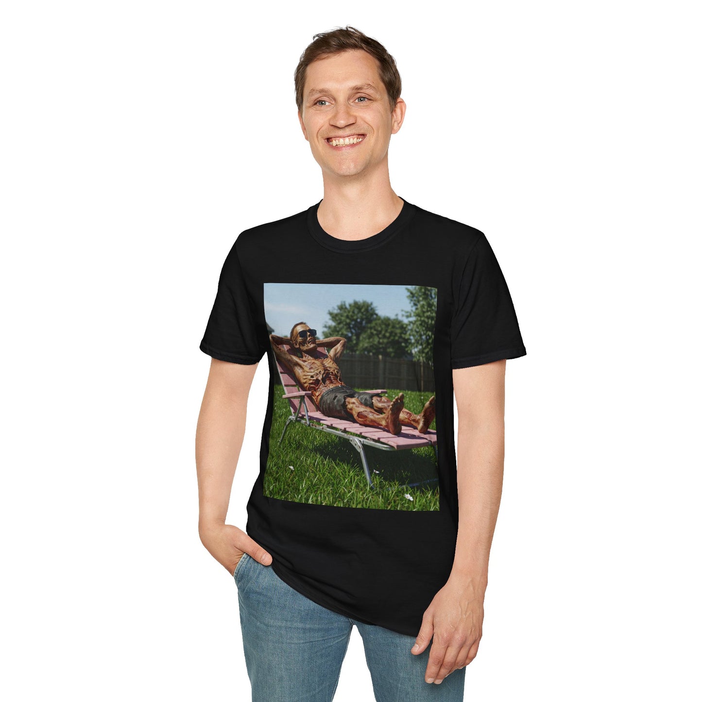Chill Vibes Unisex Softstyle T-Shirt - Relaxed Summer Graphic Tee