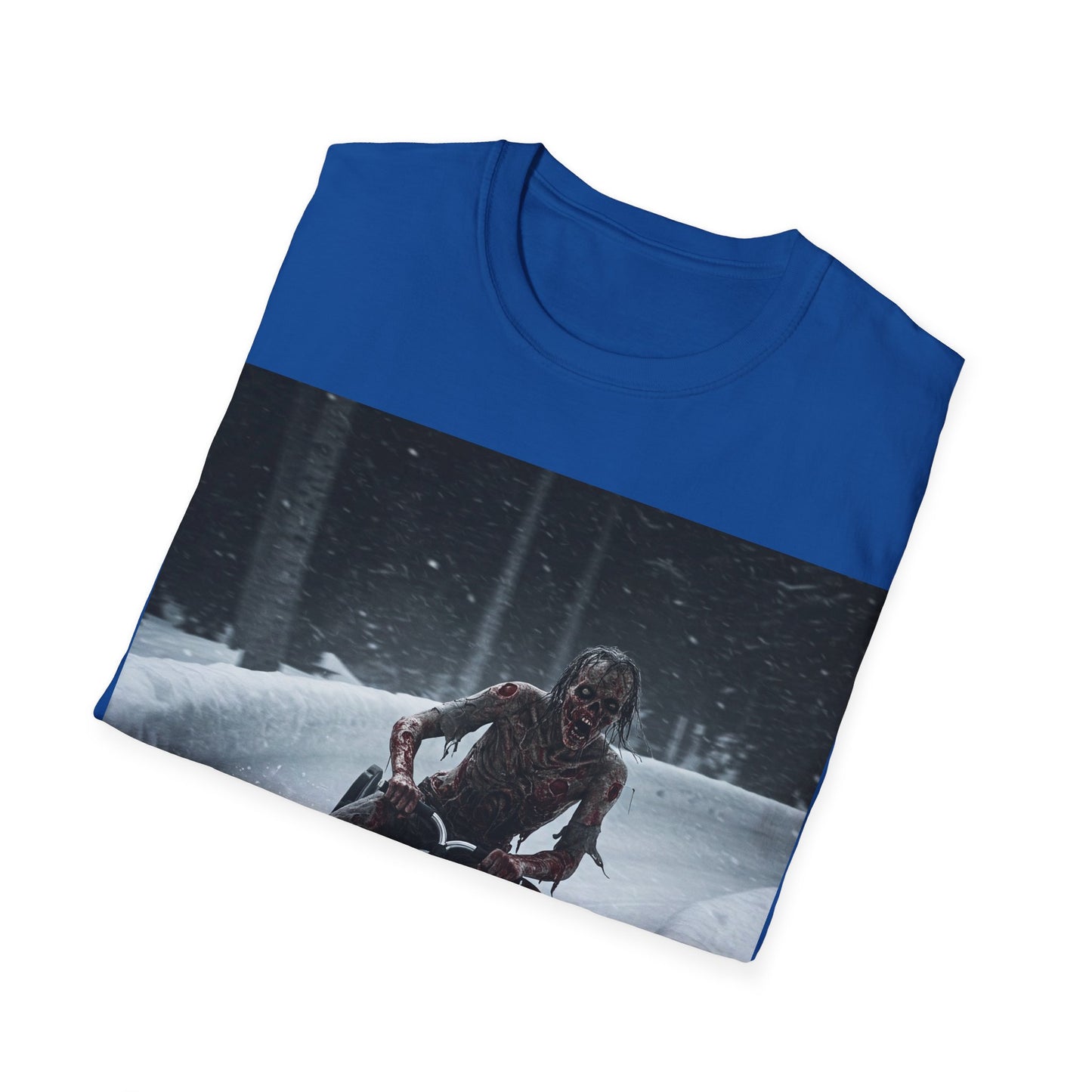 UK - Winter Adventure Unisex Softstyle T-Shirt - Snowmobiling Graphic Tee