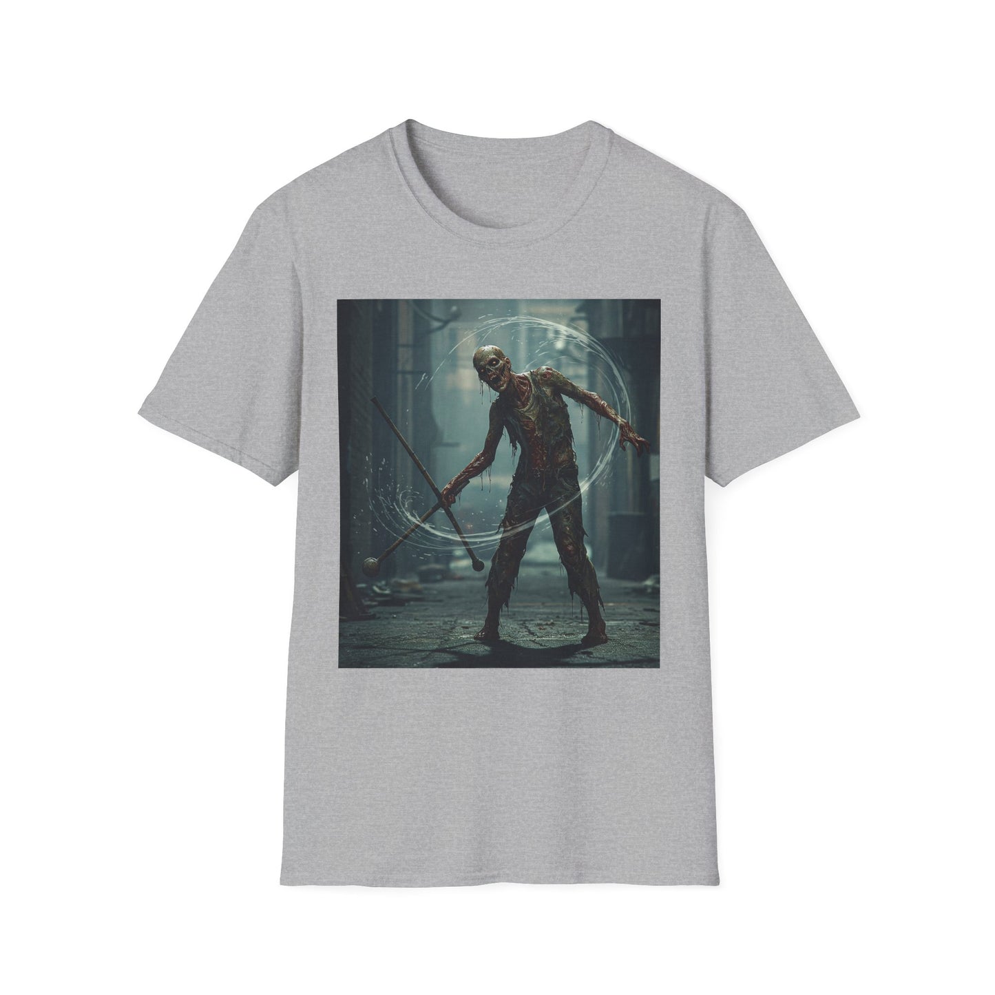 Unisex Softstyle Horror Graphic T-Shirt - Spooky Monster Design