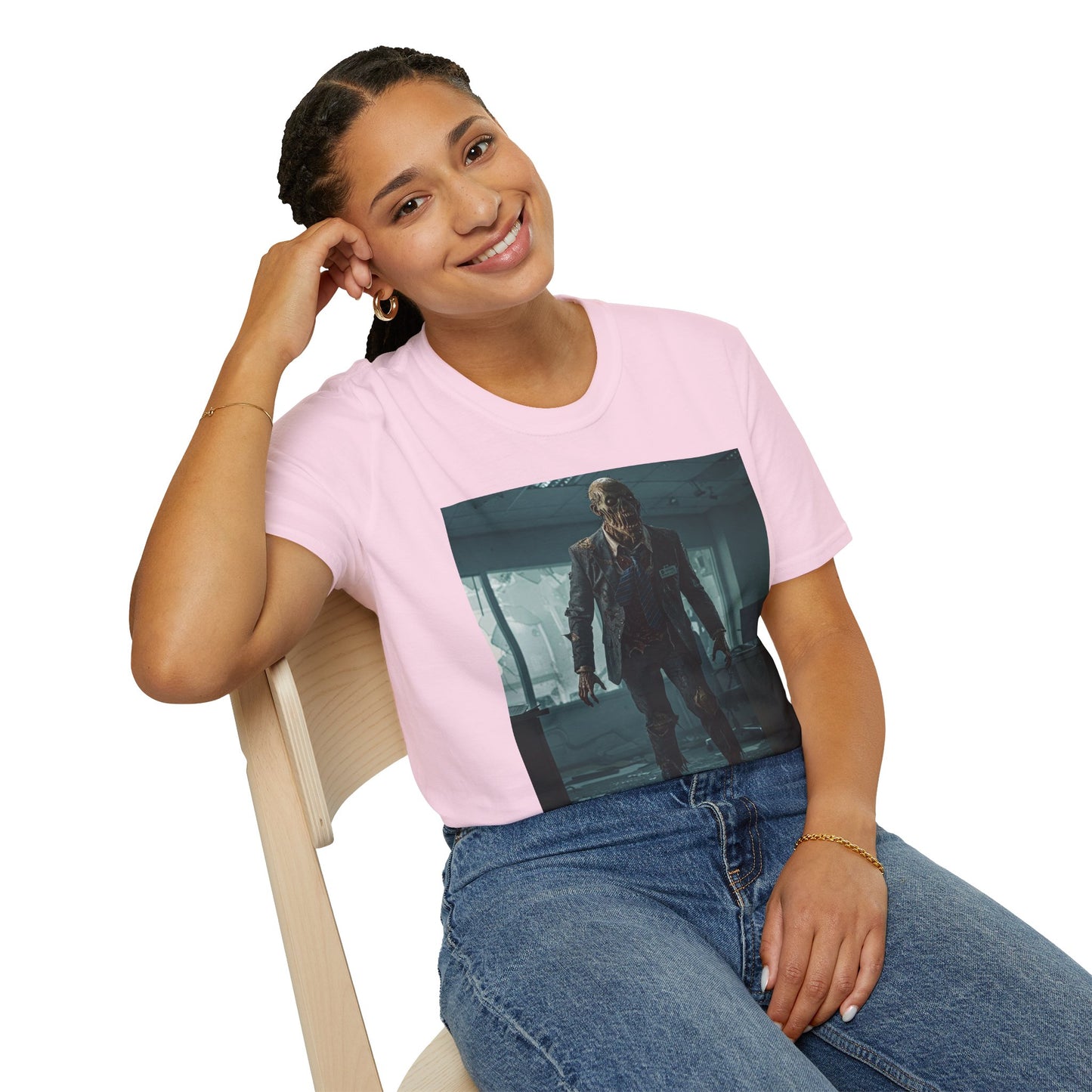 Zombie Apocalypse Unisex Softstyle T-Shirt - Perfect for Horror Fans and Parties