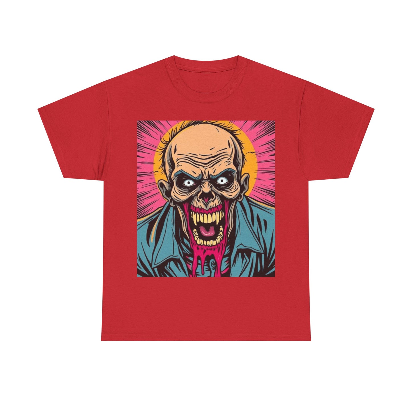 UK - Graphic Zombie Tee - Unisex Heavy Cotton T-Shirt for Horror Fans