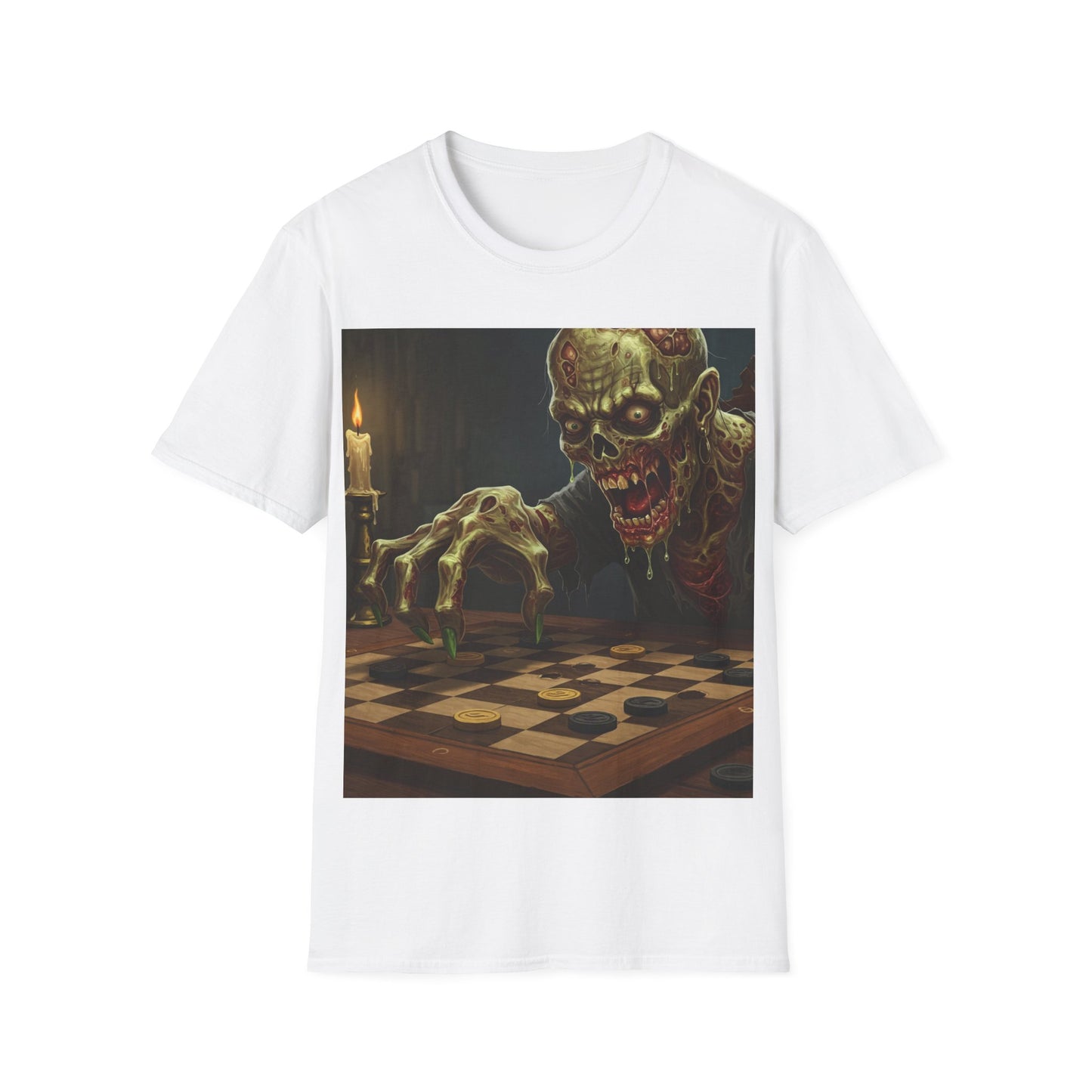 UK - Gamer Zombie Chess Unisex Softstyle T-Shirt