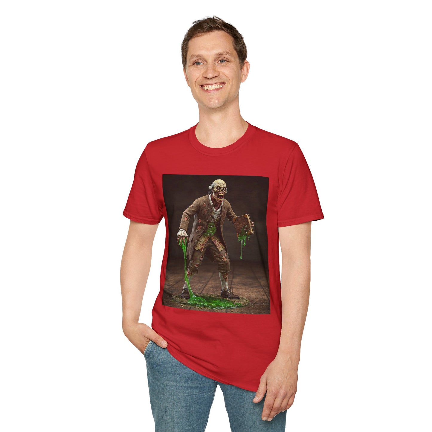 Zombie Science Unisex Softstyle T-Shirt - Spooky Halloween Apparel