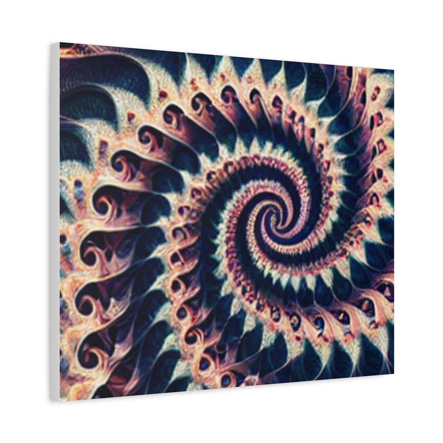 Abstract Spiral Art Canvas Print - Modern Home Decor for Art Lovers