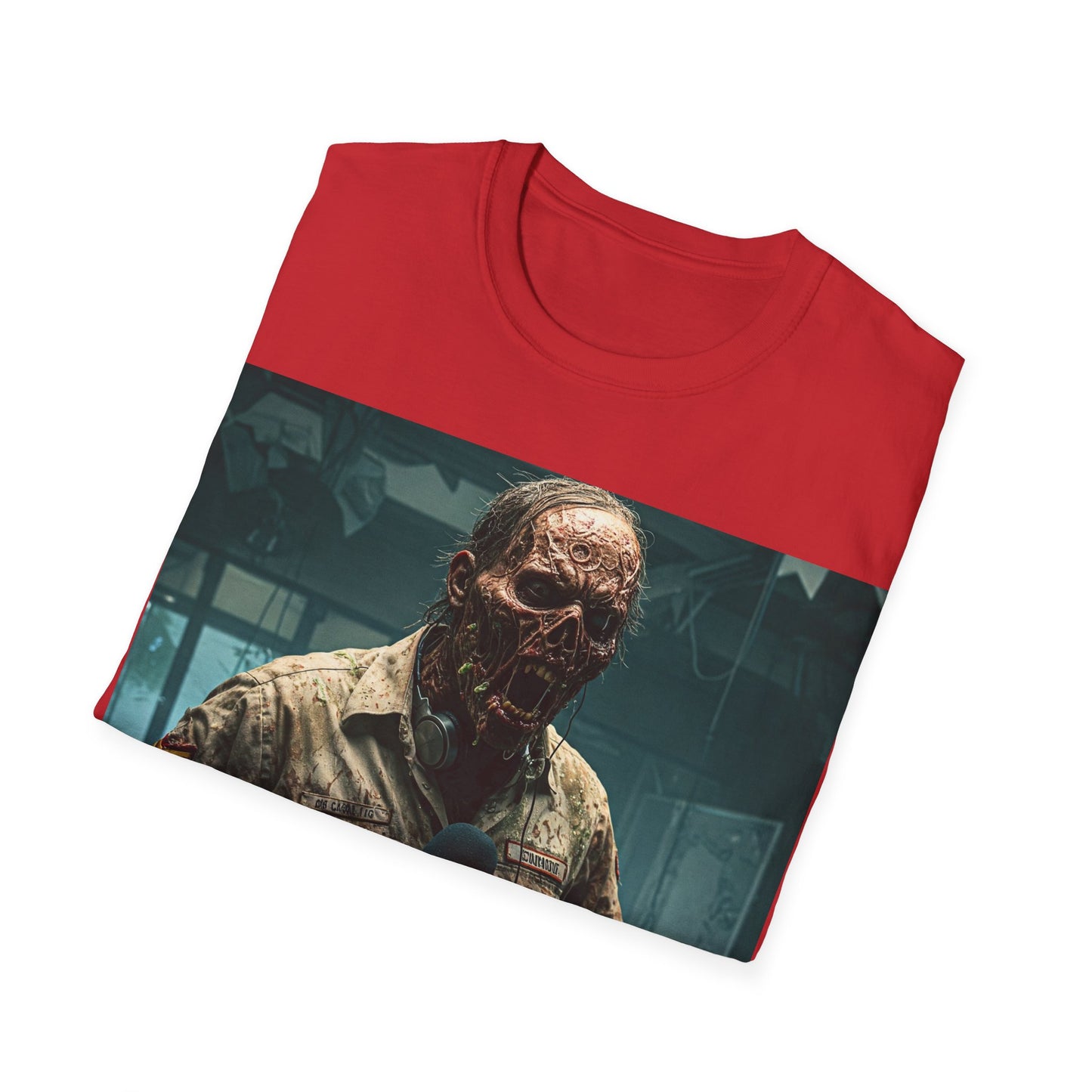 UK - Horror-Inspired Unisex Softstyle T-Shirt - Perfect for Halloween and Horror Fans